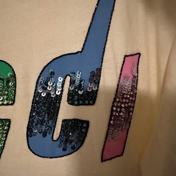 GUCCI PRINT COTTON T-SHIRT - Picture 4 of 7